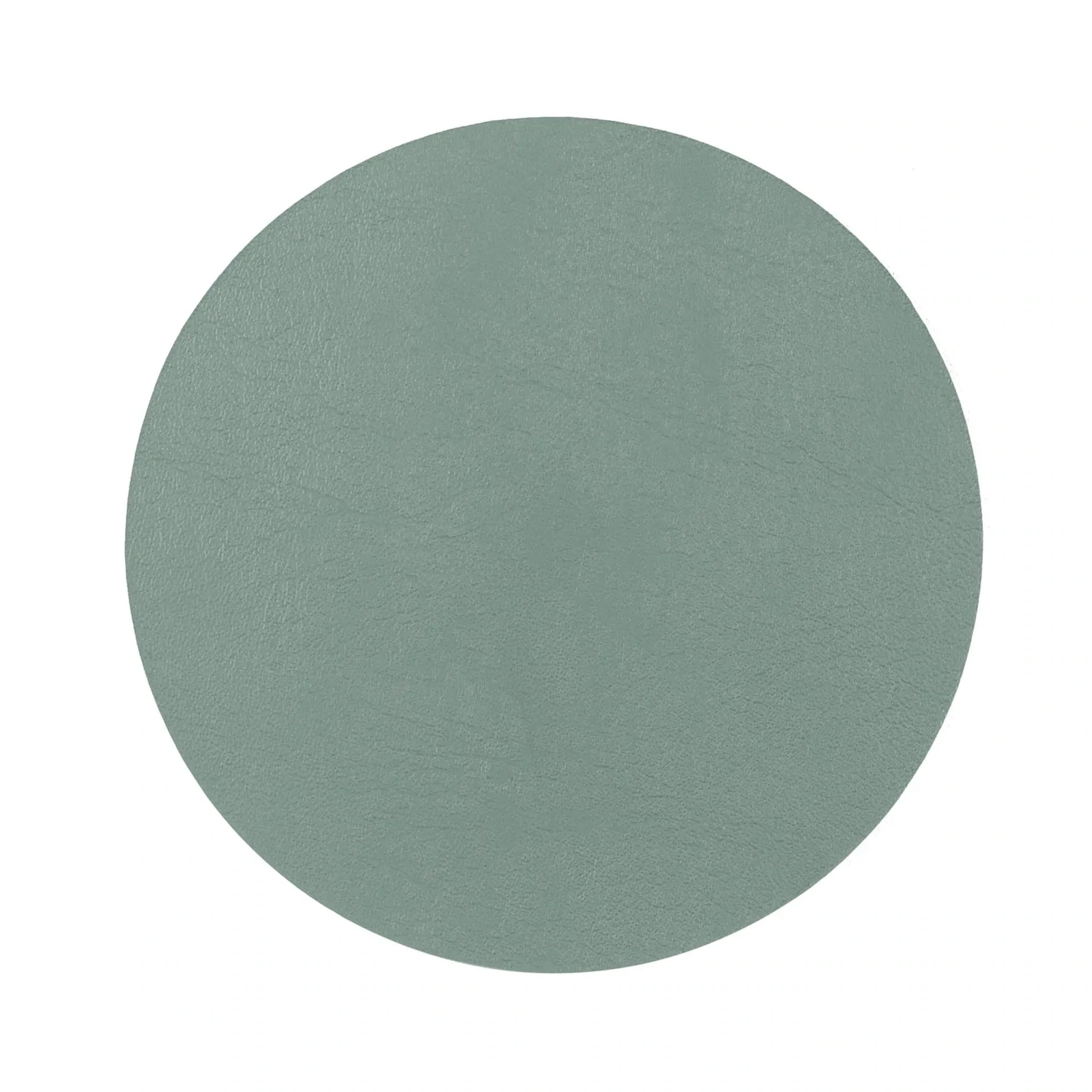 Recycled Leather Coasters 4 Pcs. 10 cm Green - Tirolix