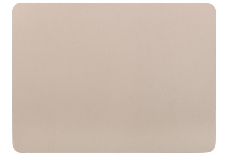 Eco-leather Placemat 6 Pcs 33x45 cm Taupe - Tirolix