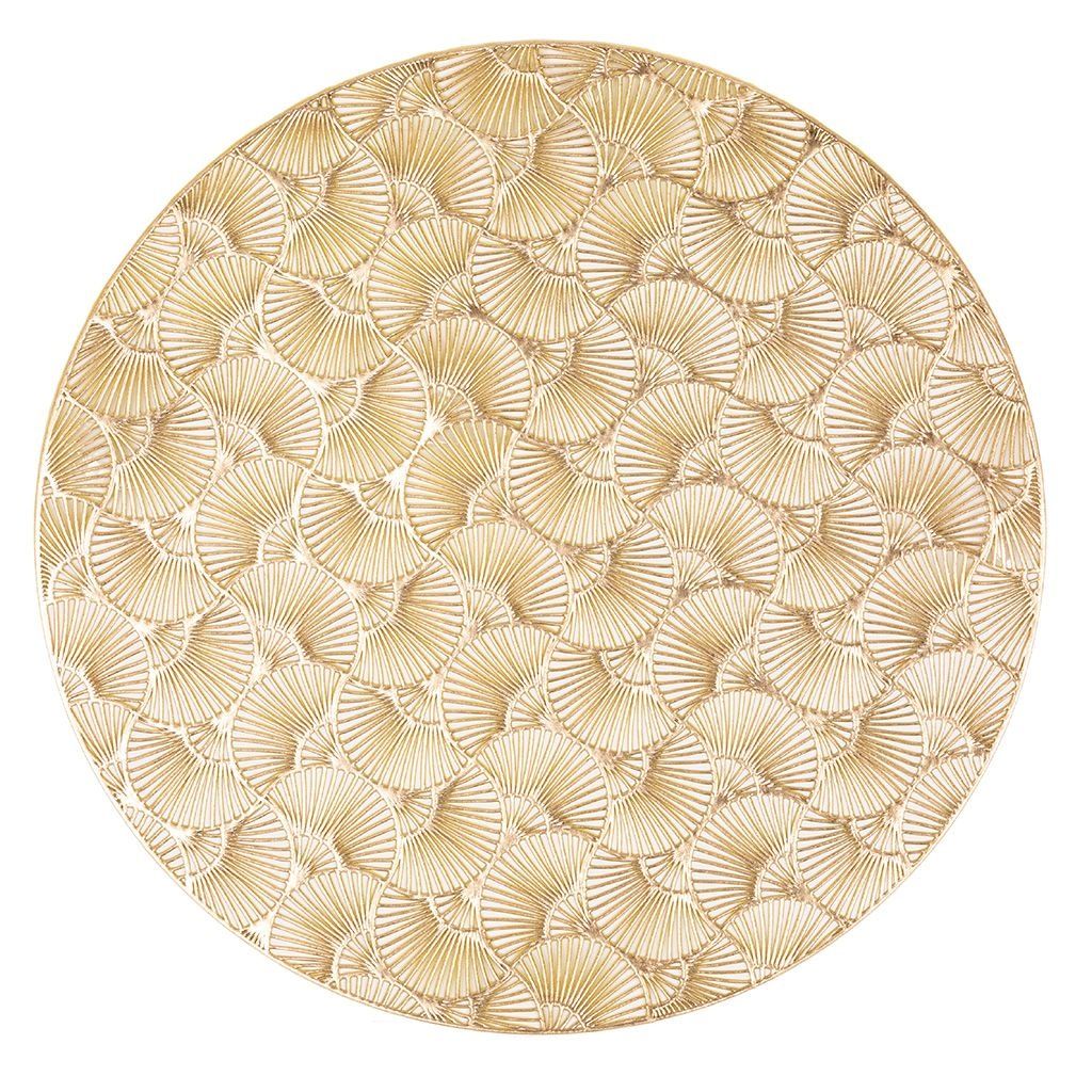 Ventaglio Placemat 38 cm Gold - Tirolix