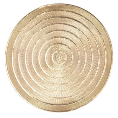 Placemat Circles 39.5 cm Gold - Tirolix
