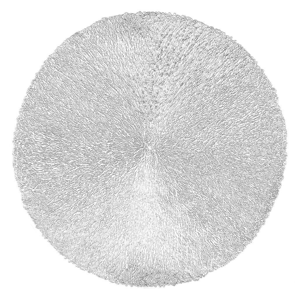 Round Placemat 38 cm Silver - Tirolix
