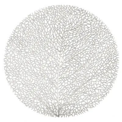 Glitter Tree Placemat 38 cm Silver - Tirolix