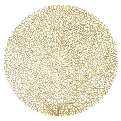 Glitter Tree Placemat 38 cm Gold - Tirolix