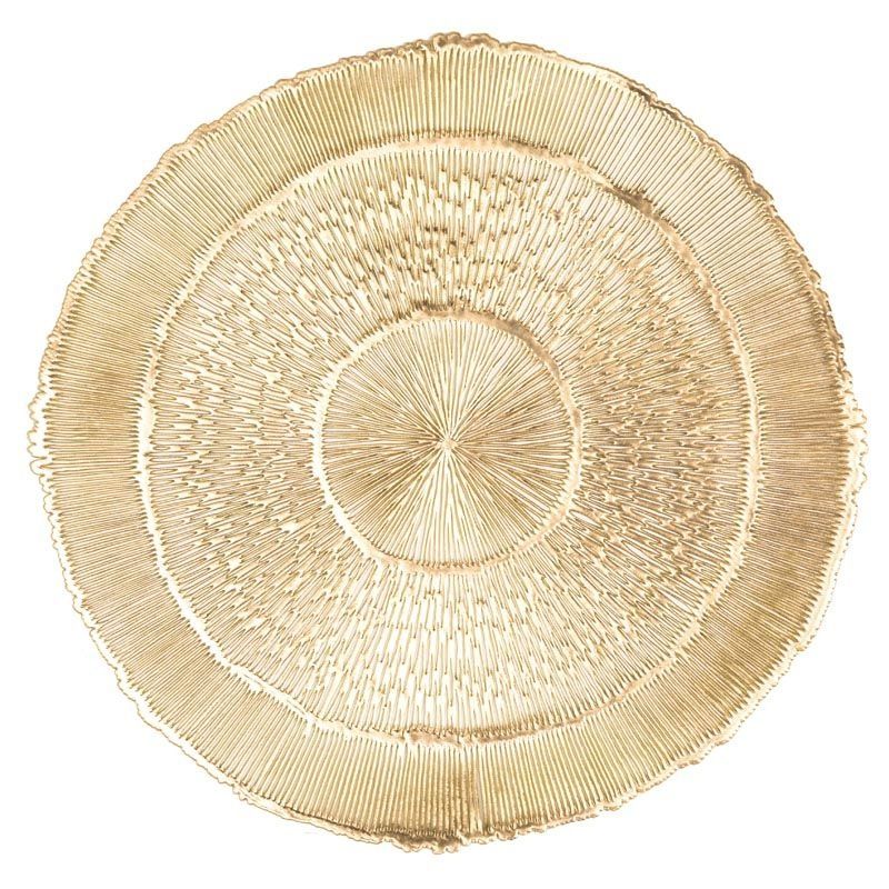 Glossy Placemat 38 cm Gold - Tirolix