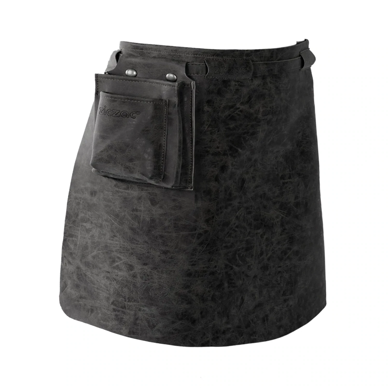 Eco-Leather Apron 70 x 45 cm Black - Tirolix