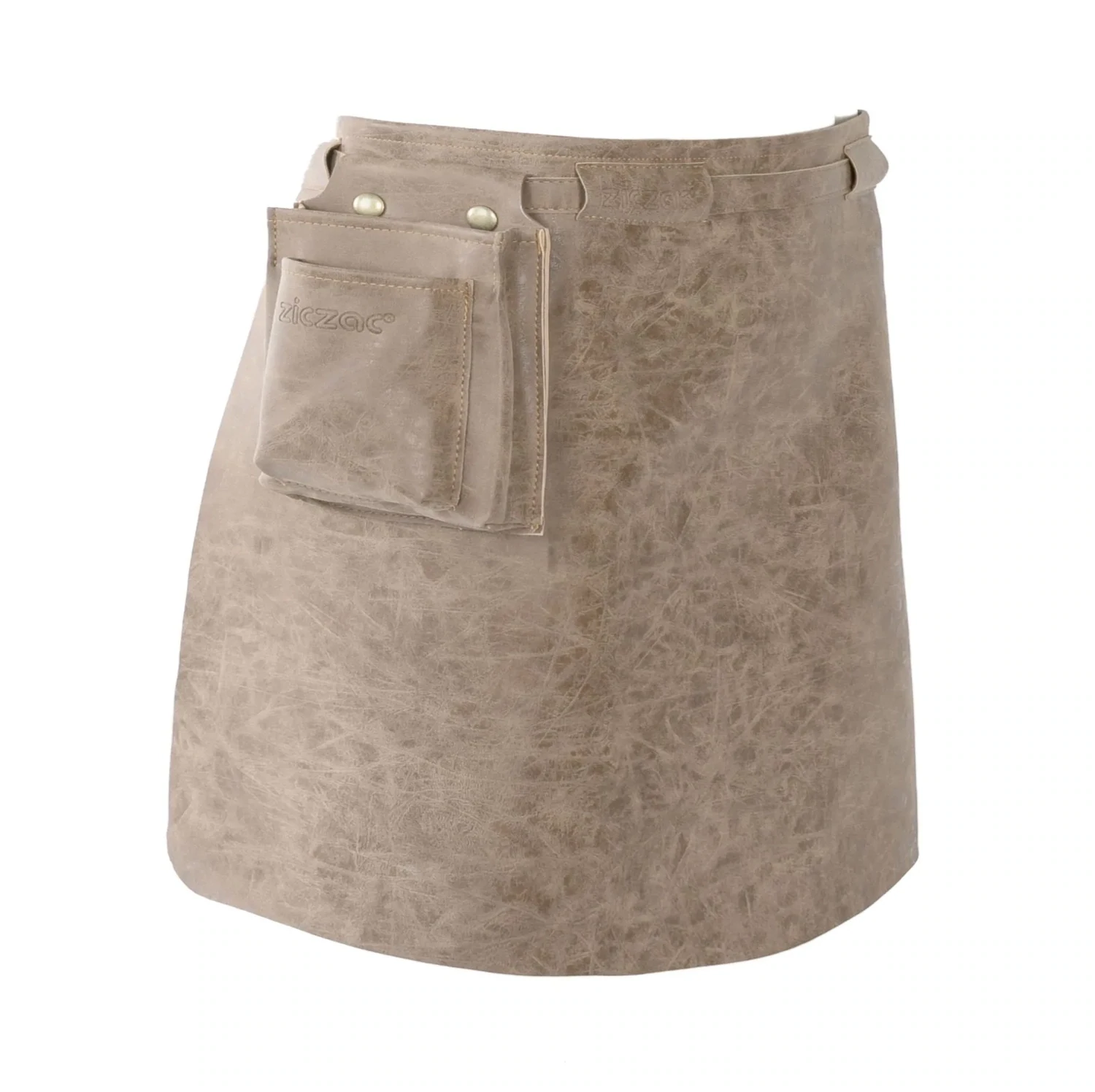 Eco-leather Apron 70 x 45 cm Taupe - Tirolix