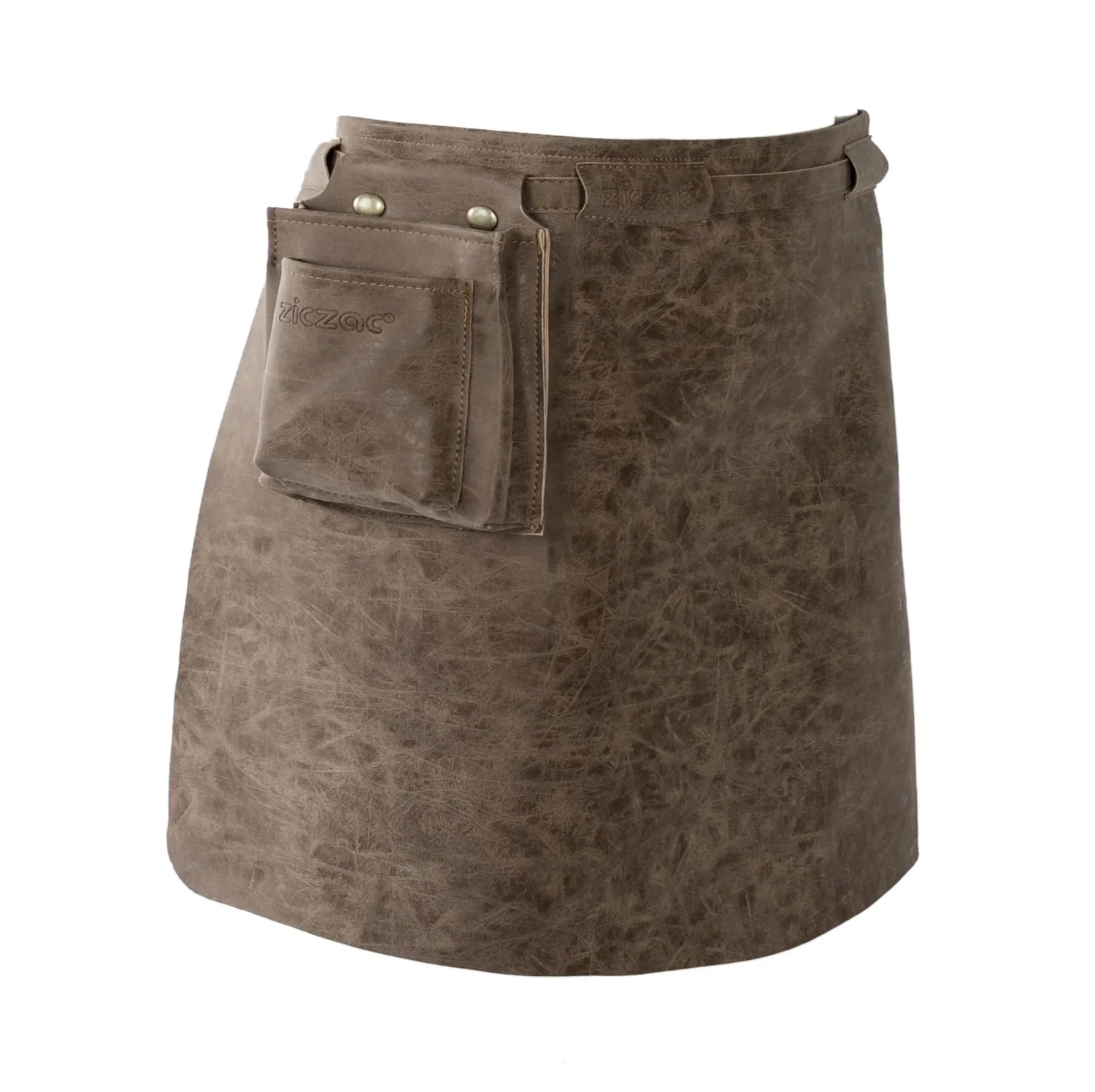 Eco-leather Apron 70 x 45 cm Brown - Tirolix