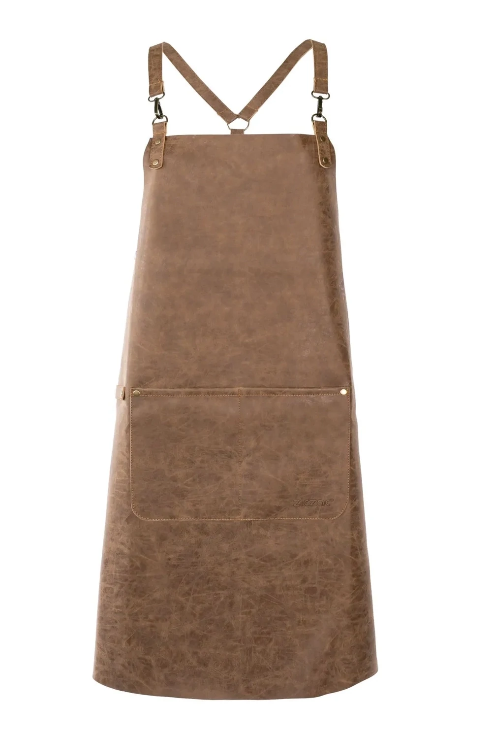 Eco-leather Apron 64 x 85 cm Light Brown - Tirolix
