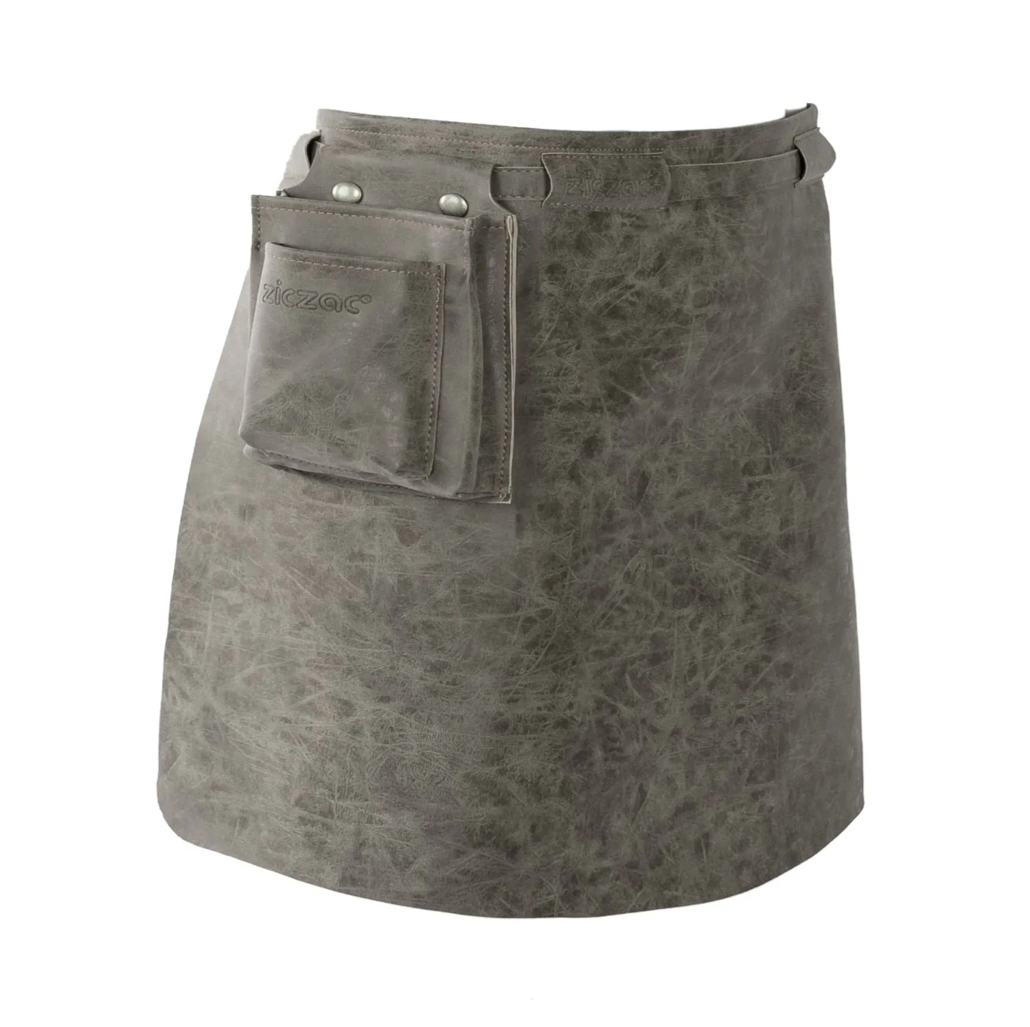 Eco-leather Apron 70 x 45 cm Grey - Tirolix