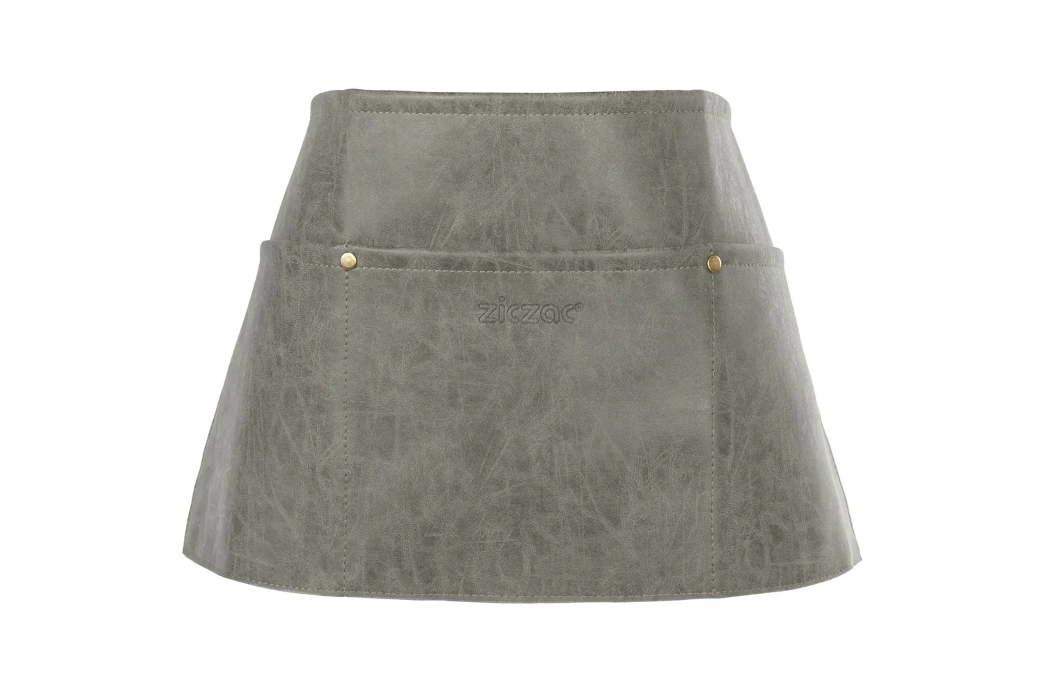 Eco-leather Apron 27 x 59 cm Grey - Tirolix