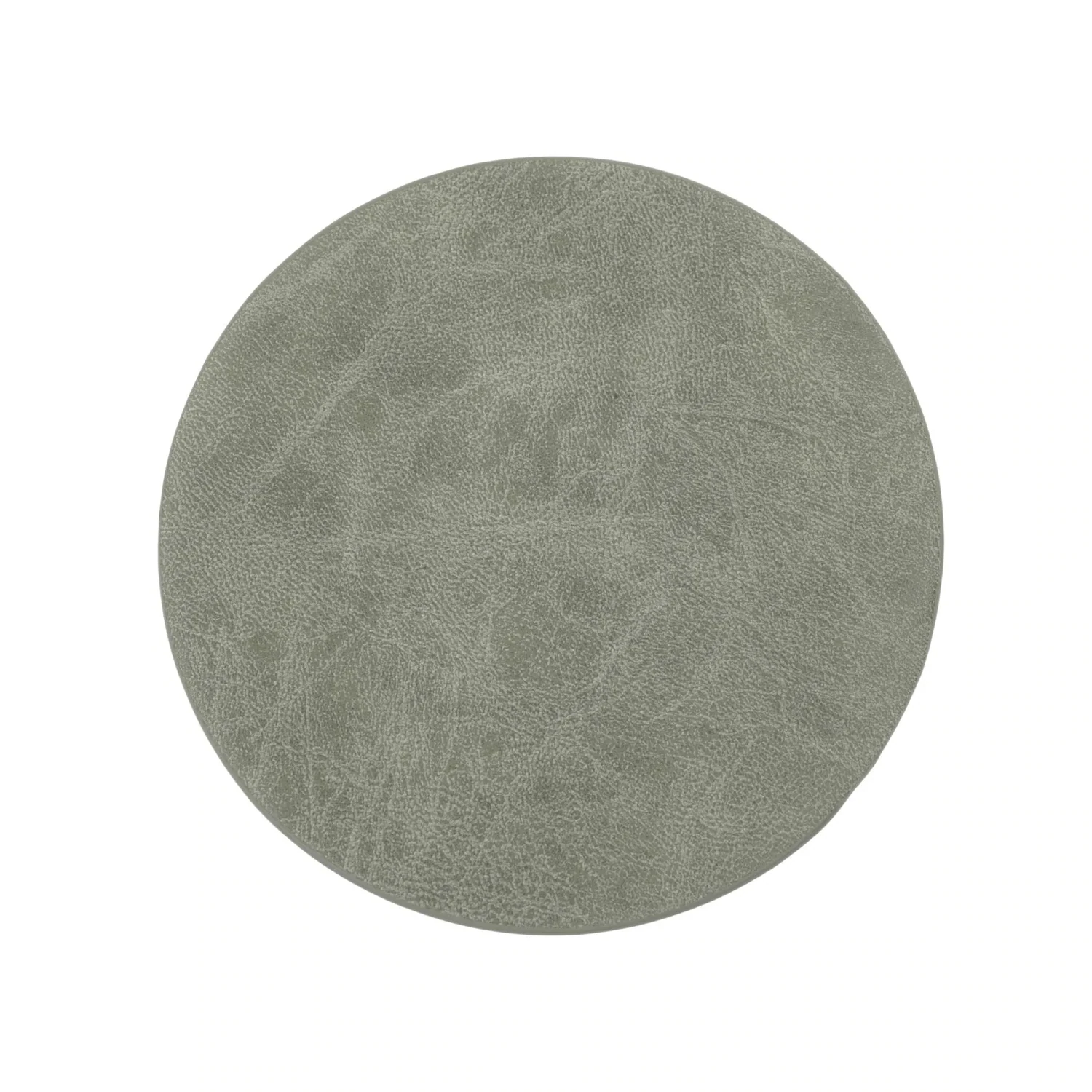 Eco-leather Coasters 4 Pcs. 9.5 cm Gray - Tirolix