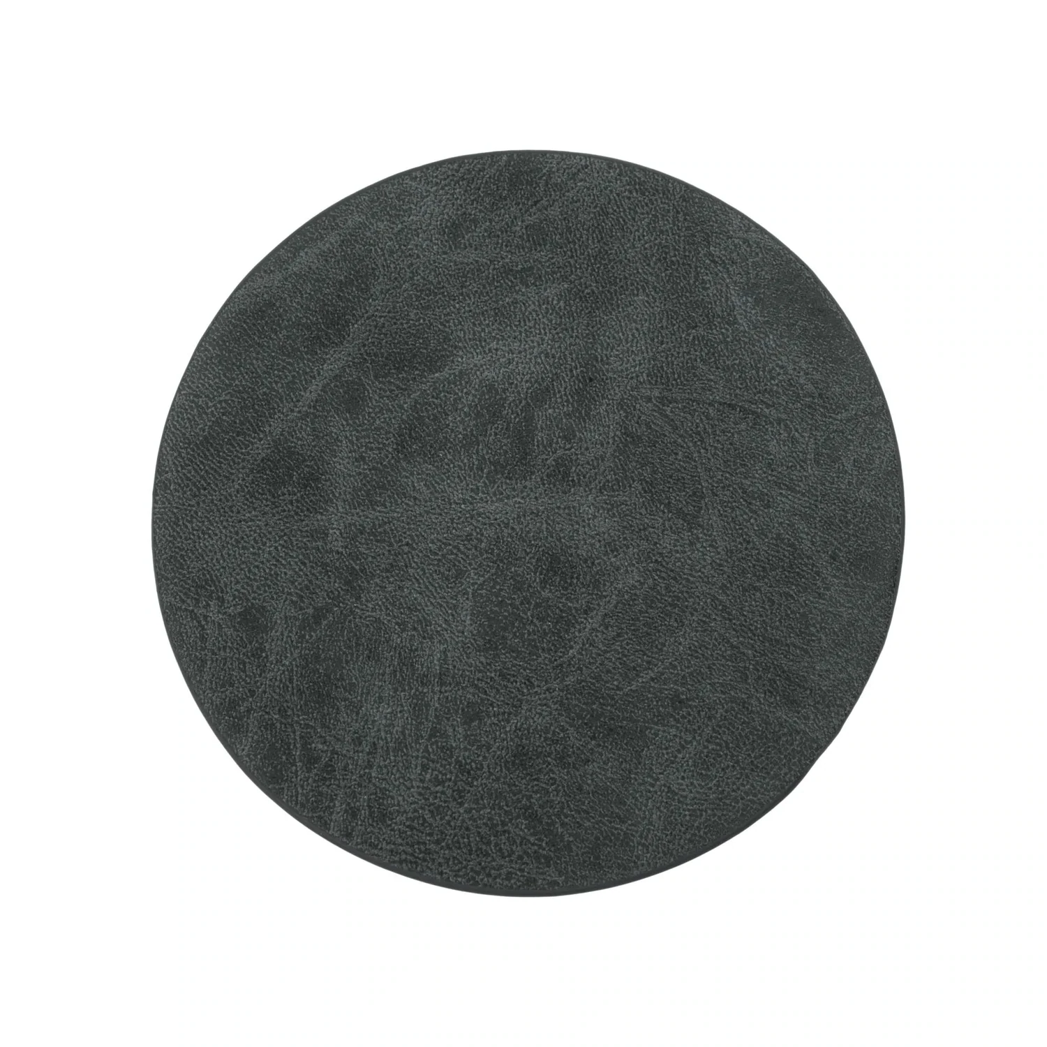 Eco-Leather Coasters 4 Pcs. 9.5 cm Black - Tirolix