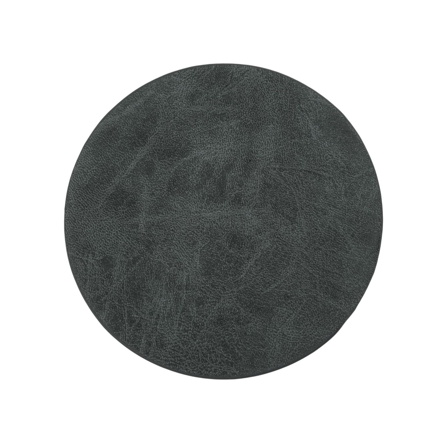 Eco-leather Coasters 4 Pcs. 9.5 cm Black - Tirolix