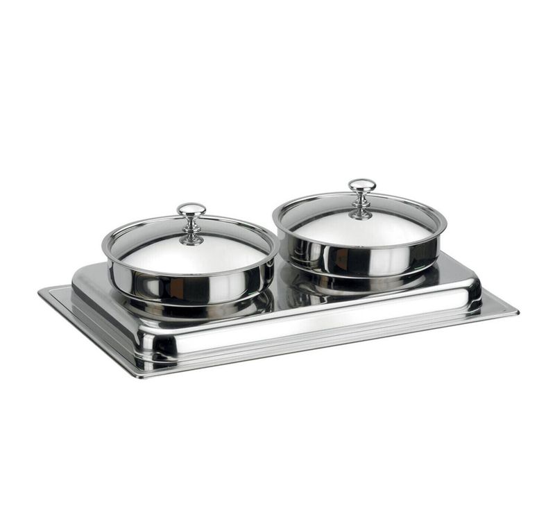 Heated Soup Station 2 Sections 57 x 36.7 cm - Pintinox