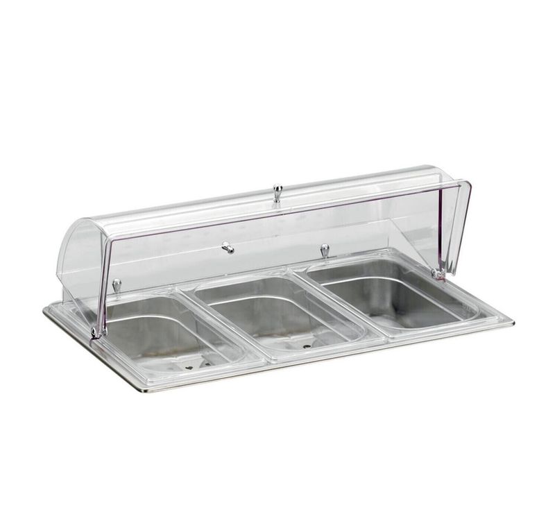 Refrigerated Yogurt and Vegetable Holder 57 x 36.7 cm - Pintinox