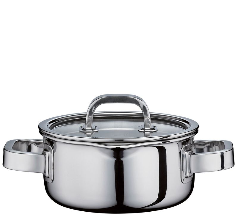 Low Pot with Lid 16 cm Finesse2+ - Spring
