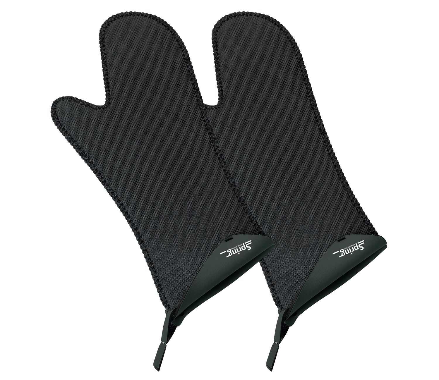 Guanto da cucina lungo nero 33 x 15 cm Spring Grips - Spring
