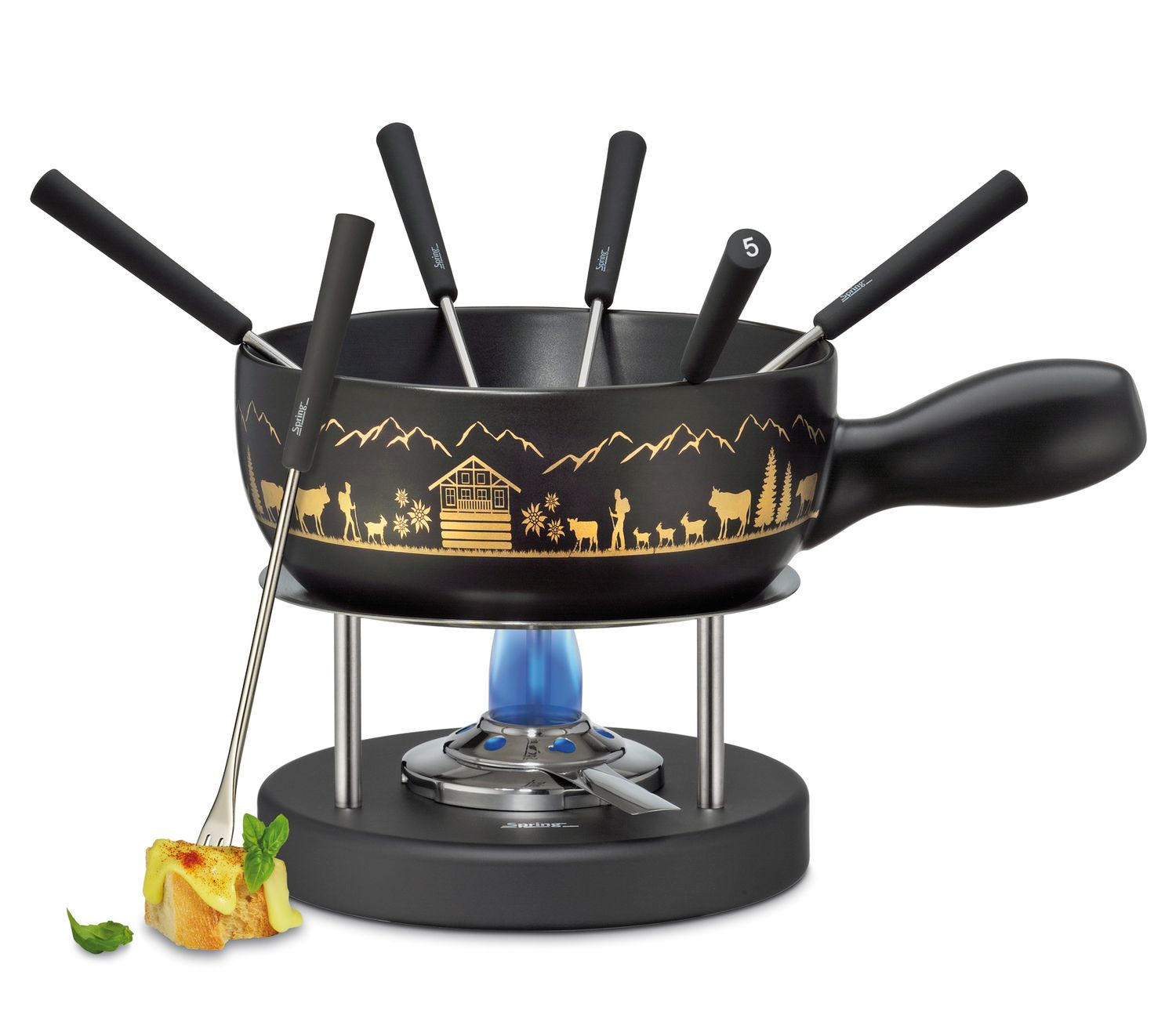 Cheese Fondue Set 22 cm Montana - Spring