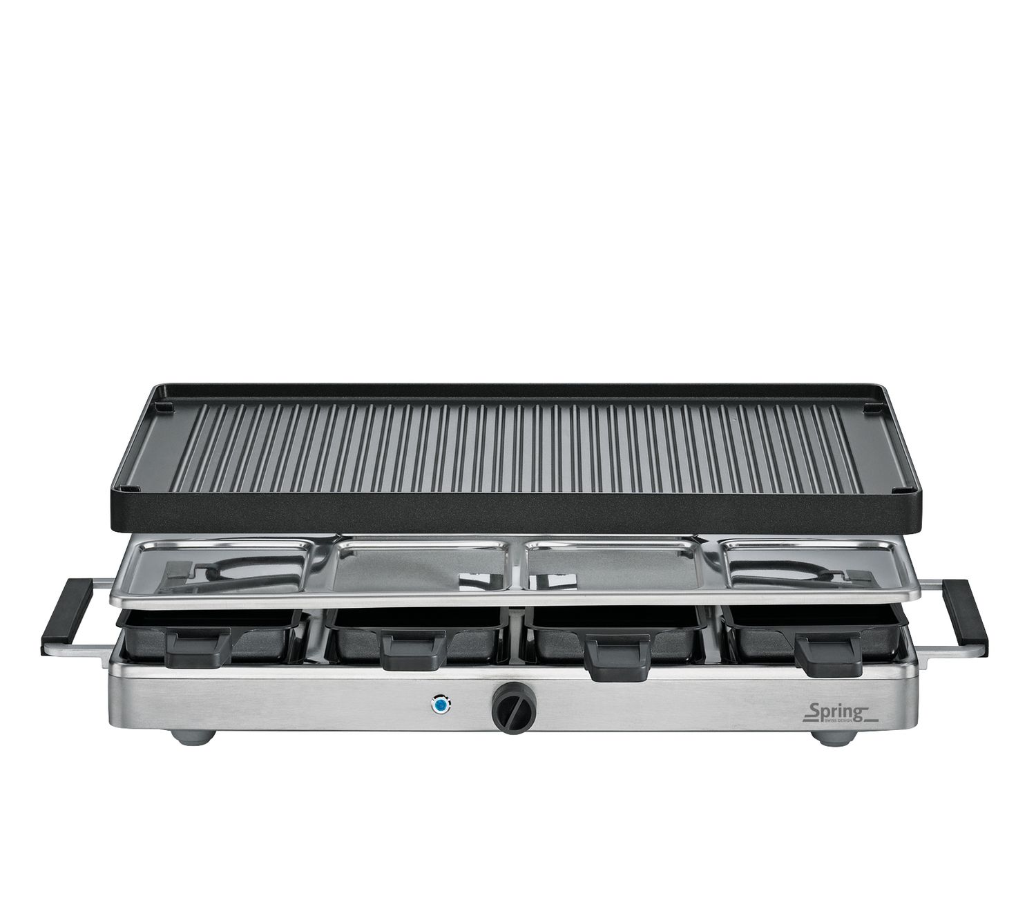 Raclette con piastra in alluminio 40 x 24 cm Raclette8 Classic - Spring