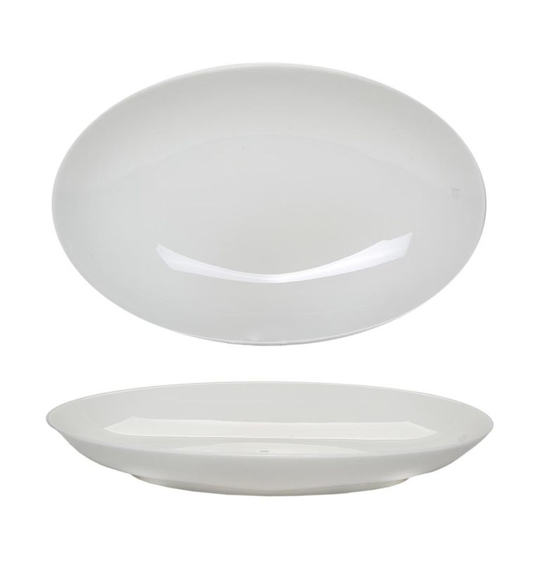 Deep Oval Plate 41 x 27 cm Flare - Royal Bone China
