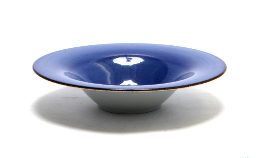 Lubiana 30 cm royal blue porcelain pasta plate