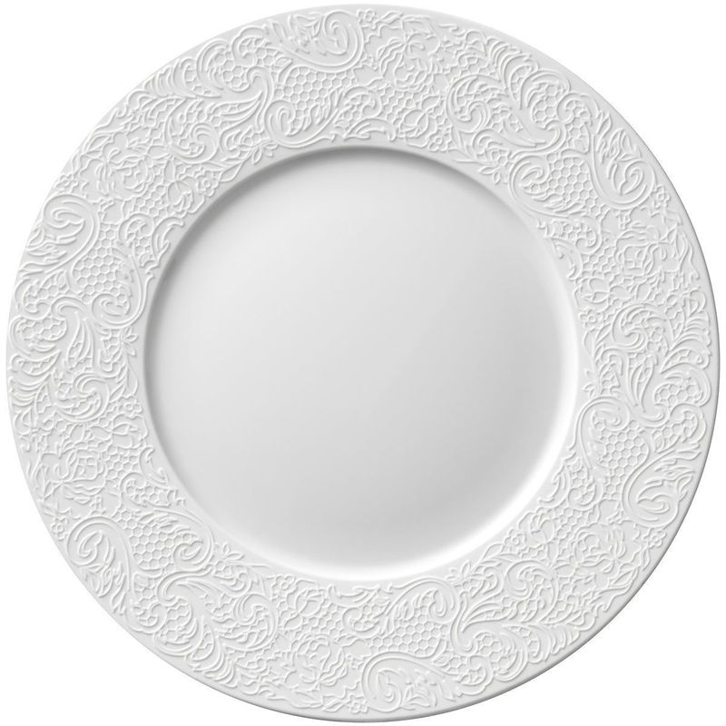 Flat Plate 32 cm Collection L Couture White - Degrenne