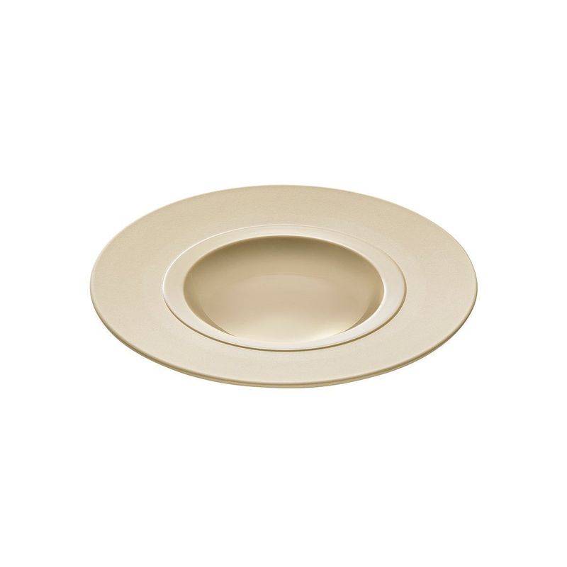 Deep Gourmet Plate 23 cm Beige Dune Bahia - Degrenne