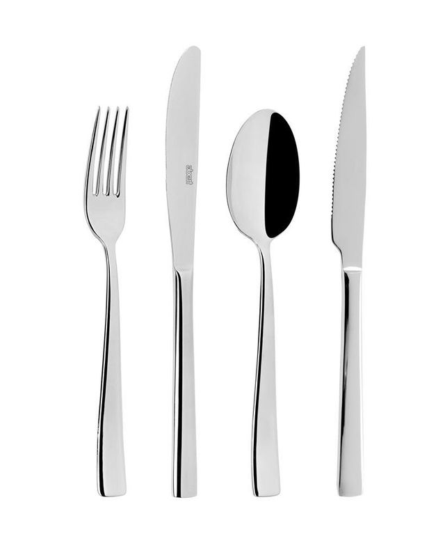 Abert Azzurra moka spoon in 18/10 stainless steel polished for professional horeca coffee service