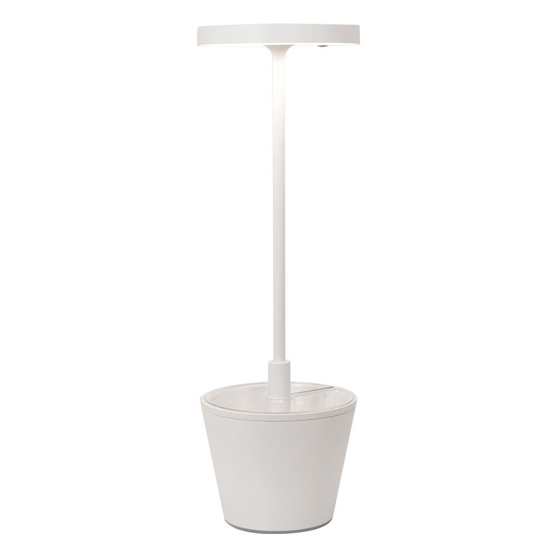 Tischlampe 35 x 11 cm Poldina Reverso Weiß - Zafferano