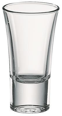 Borgonovo Senior 5.7 cl glass clear, durable and dishwasher-safe for horeca use


