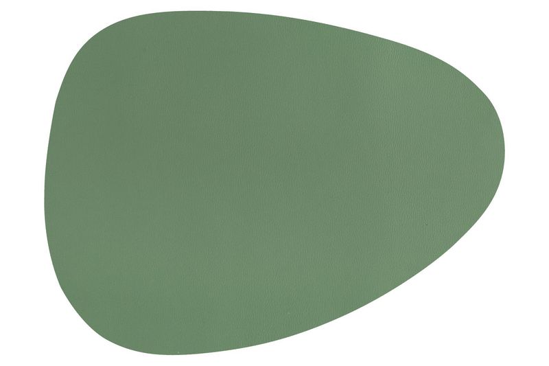 Eco-leather Placemat 43x32 cm Dill Green - Tirolix