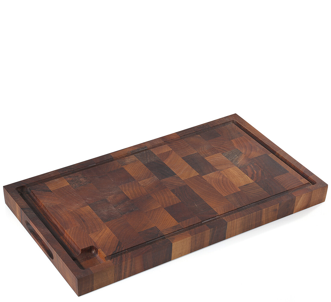 Butcher's Chopping Board Walnut Wood Head 54x30x4 cm - Zassenhaus
