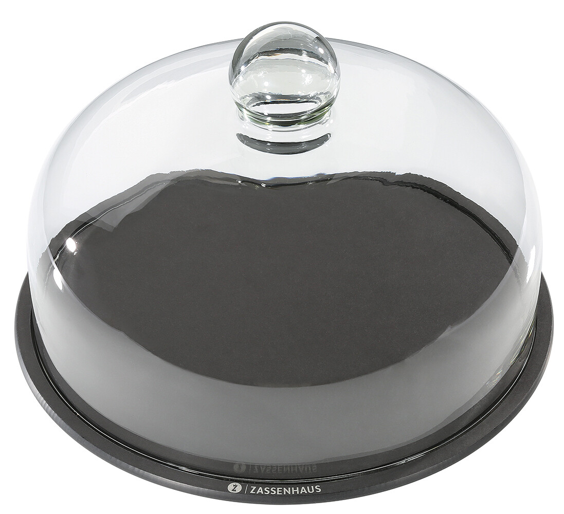 Cheese Plate with Glass Lid Comfort Plus diam. 28 cm - Zassenhaus
