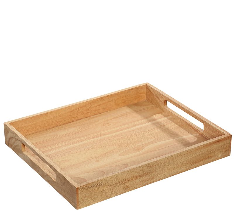 Acacia angular serving tray 44 x 36 x 6 cm Zassenhaus