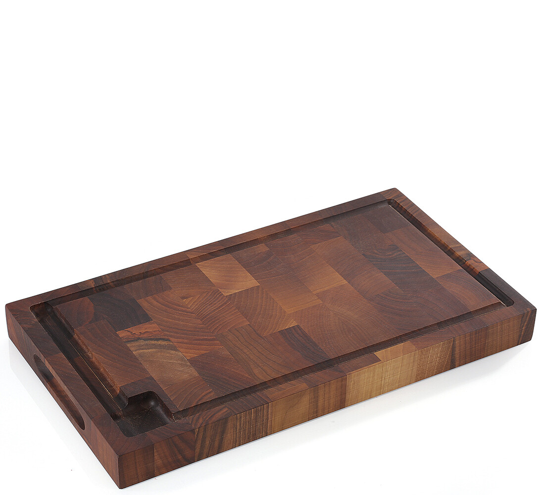 Butcher's Chopping Board Walnut Wood Head 45x25x4 cm - Zassenhaus