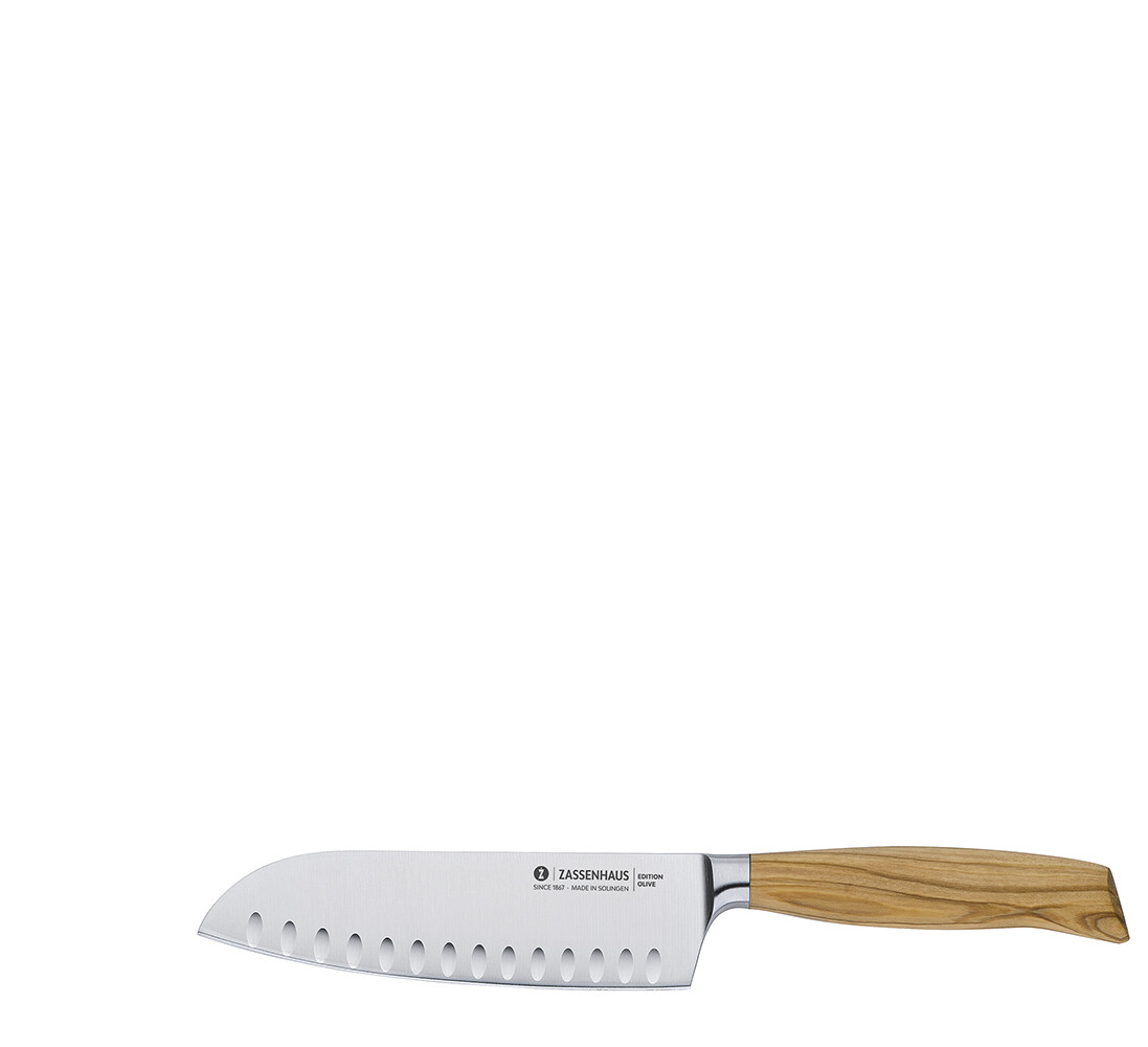 Santoku Knife 30.1 cm Olive - Zassenhaus