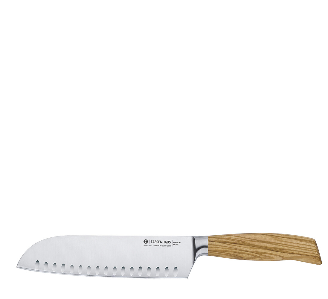 Santoku Knife 33 cm Olive - Zassenhaus