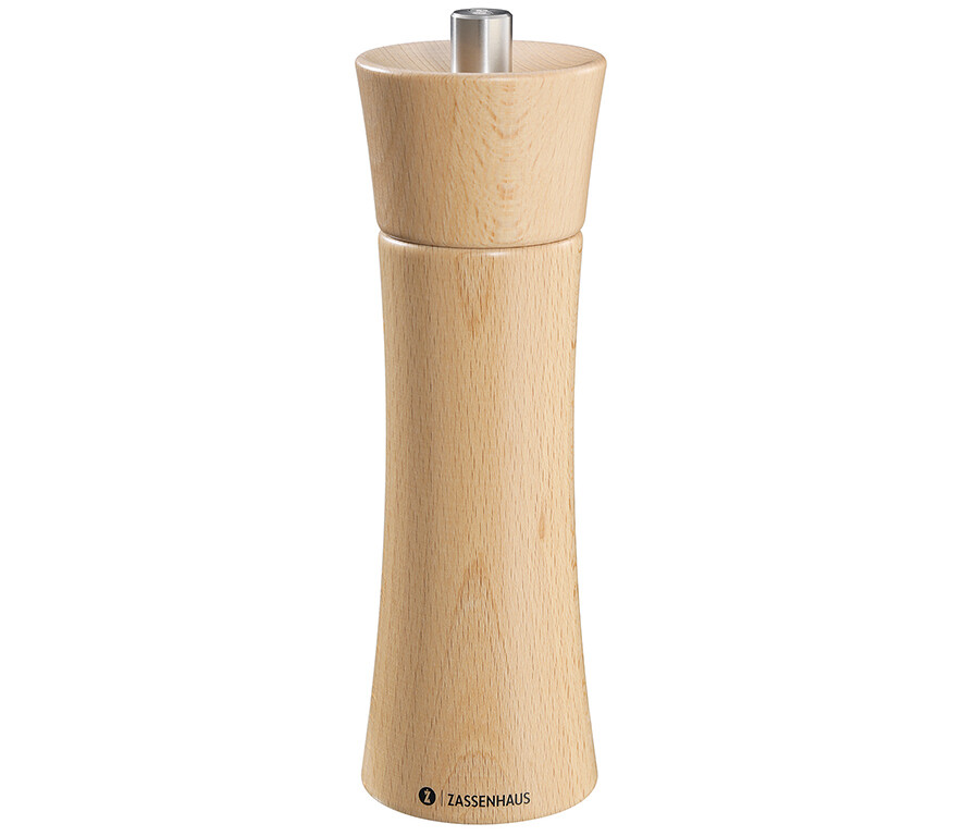Natural Beechwood Salt Mill 18 cm Frankfurt - Zassenhaus