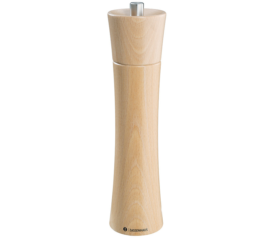 Natural Beech Wood Pepper Mill 24 cm Frankfurt - Zassenhaus
