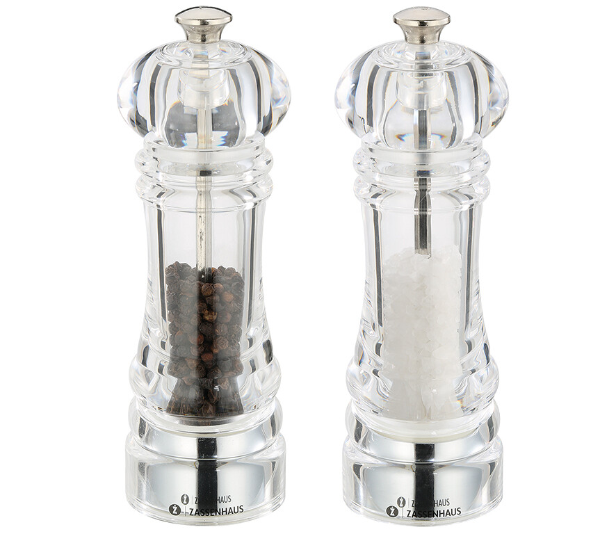 Set Pepper and Salt Mill Acrylic 18 cm Berlin - Zassenhaus