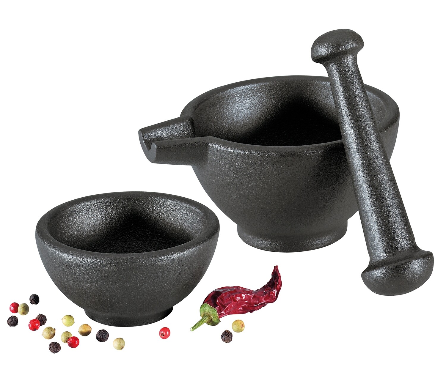Set of Enameled Cast Iron Mortars - Zassenhaus