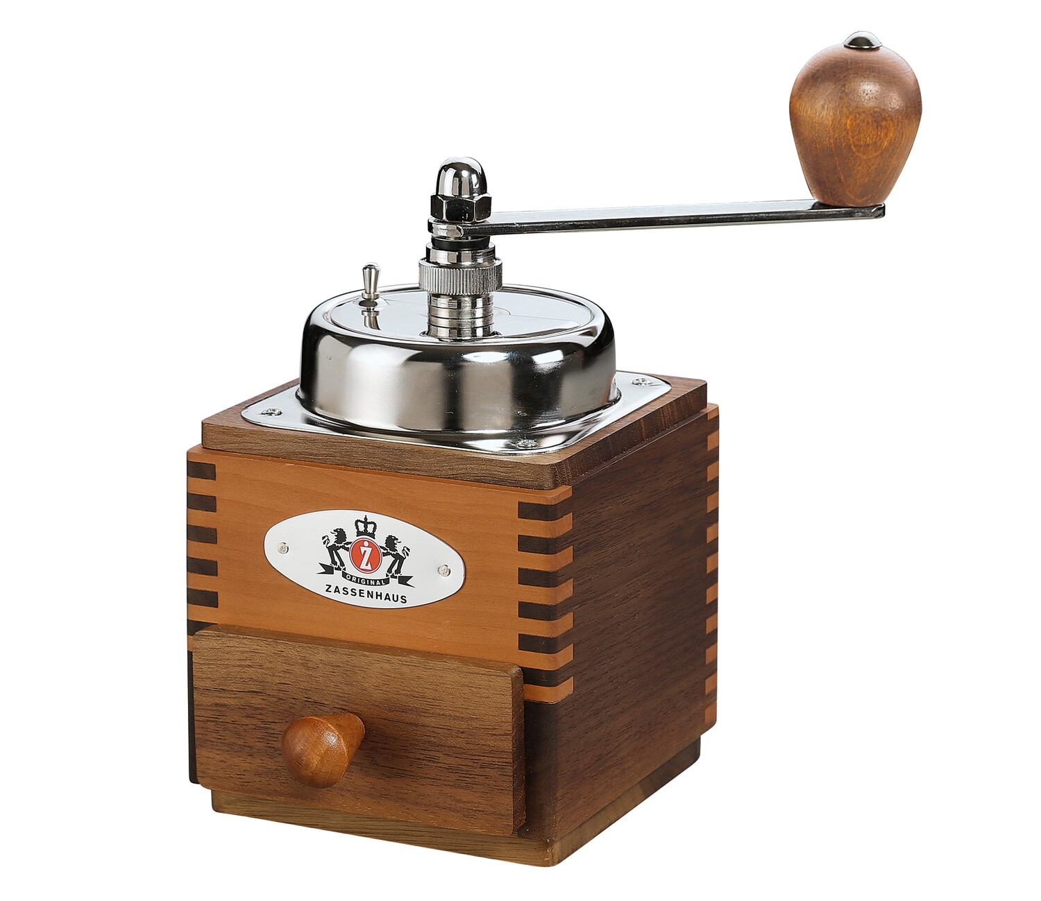 Coffee Grinder Walnut Pear 18.5 cm Montevideo - Zassenhaus