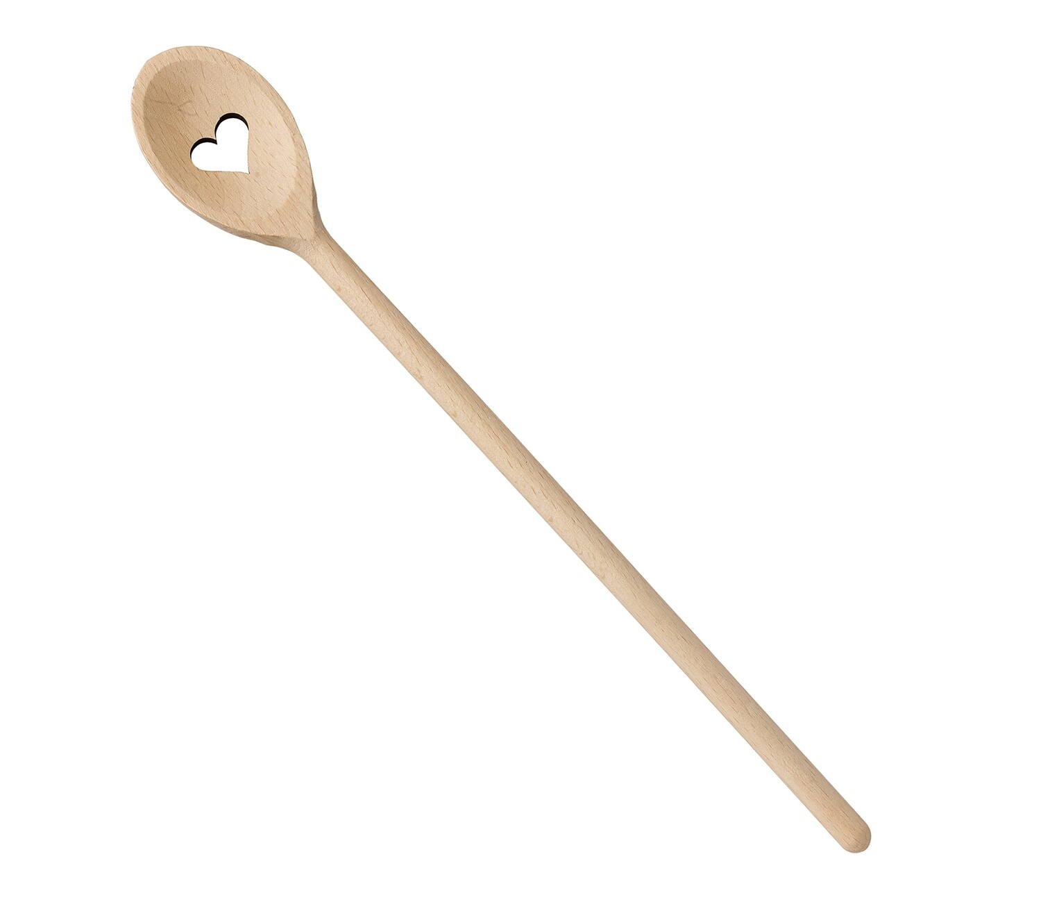 Natural Beechwood Spoon 35 cm Heart - Zassenhaus