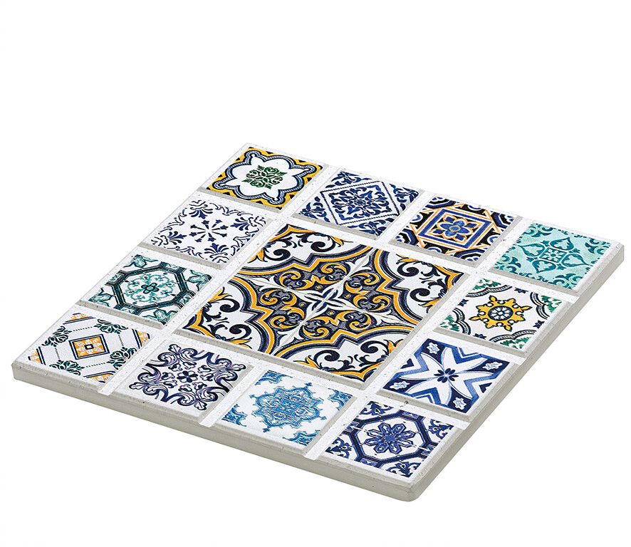 Ceramic/Cork Trivet 16 cm Rhombus Agadir - Zassenhaus