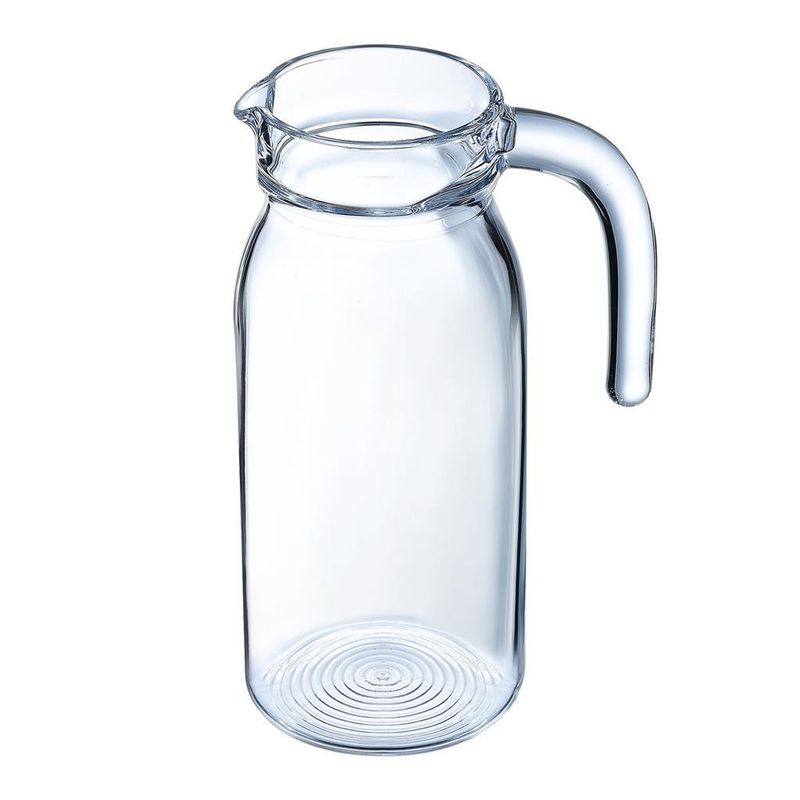 Arcoroc 1 L glass Spring jug for professional horeca use

