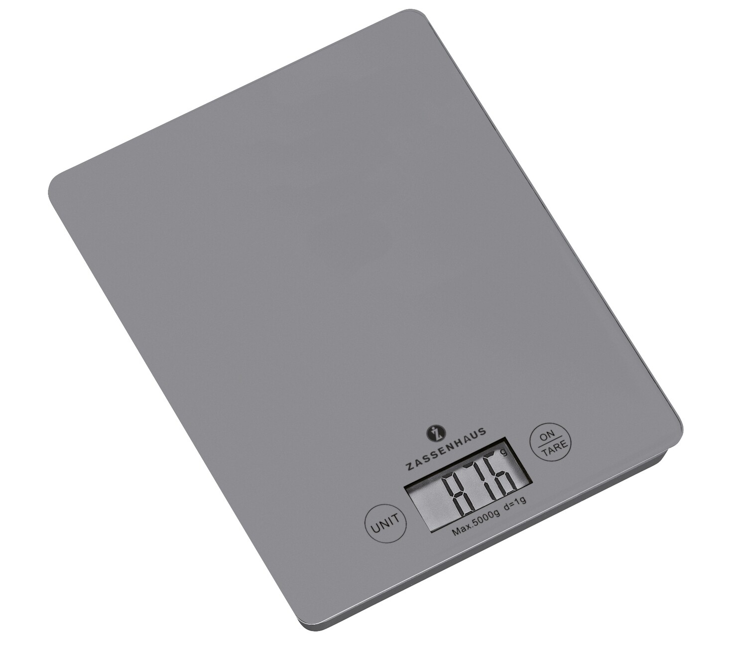 Digital Scale Cold Grey 21.5 cm Balance - Zassenhaus