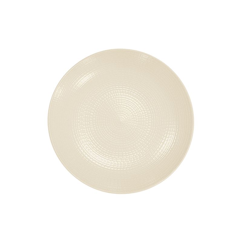 Flat Plate 21 cm Kaolin Modulo Nature - Degrenne
