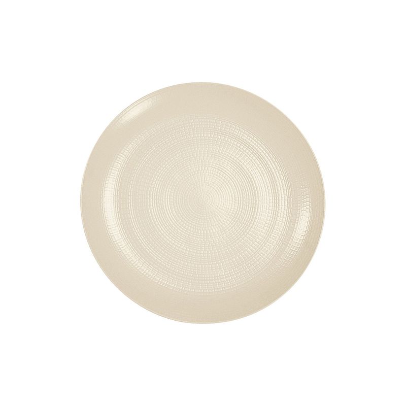 Flat Plate 31.5 cm Kaolin Modulo Nature - Degrenne