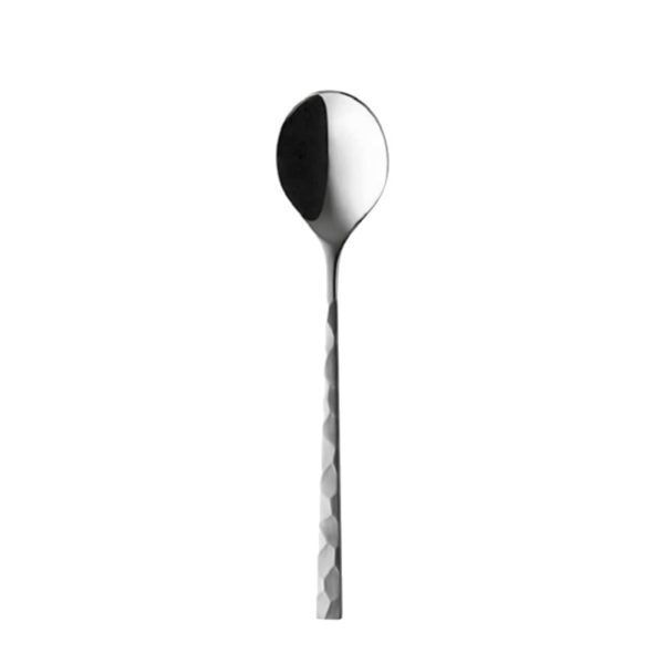 Dessert Spoon 19.1 cm Fuse Martelé - Degrenne