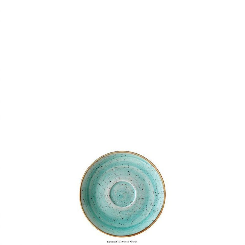Saucer 12 cm Aura Aqua Rita - Bonna
